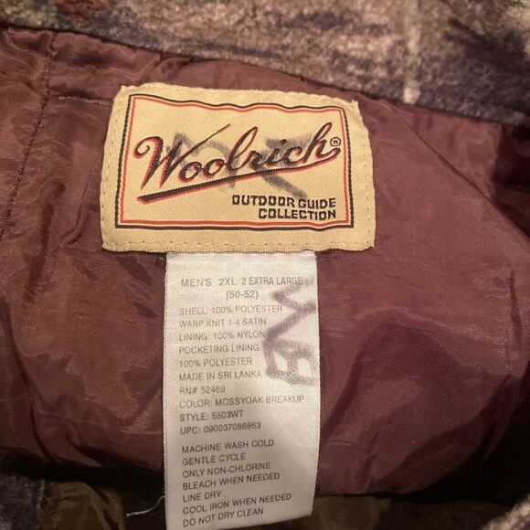 Woolrich Vintage Cargo Hunting Pants Size 2X 50-52 - Picture 4 of 15